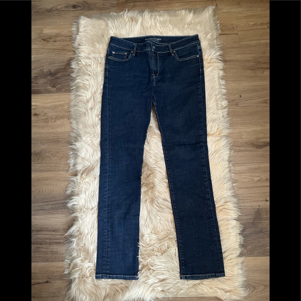 Banana Republic Dark Wash Classic Skinny Jeans